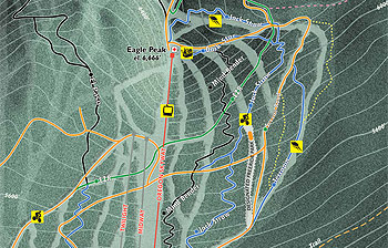 WARP Downhill Course Map